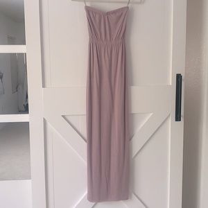 CHASER Empire Waist Maxi Dress Open-back